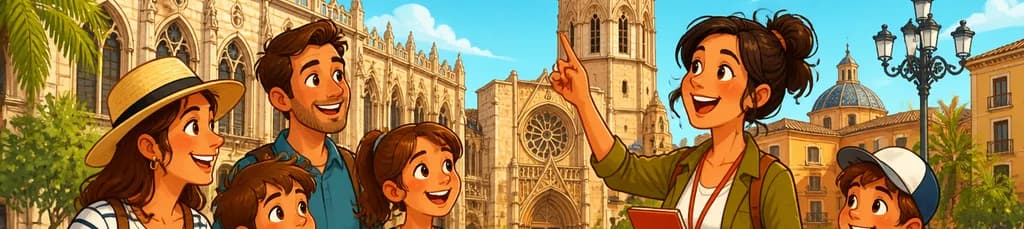 Recorrido familiar guiado por Valencia en italiano