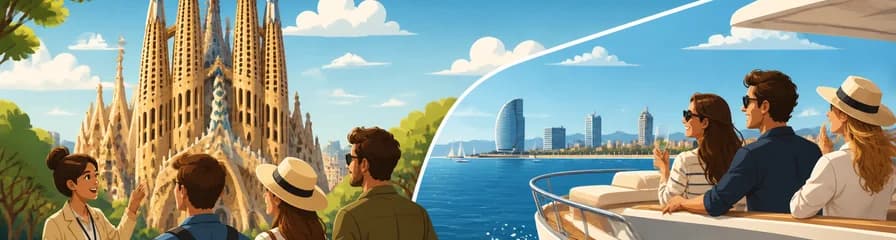 Experiencia de navegación y visita a la Sagrada Familia