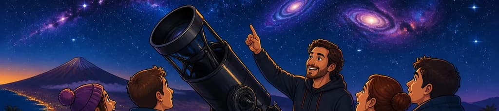 Observación estelar con el telescopio Stargate en Tenerife