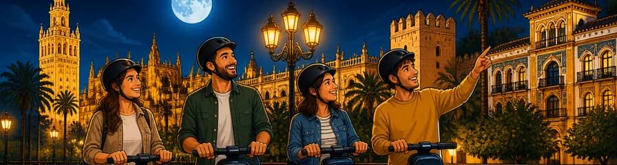 Vive la experiencia nocturna en Segway por Sevilla