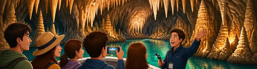 Paseo en Barco y Visita Guiada a las Cuevas de Sant Josep con Salida desde Valencia