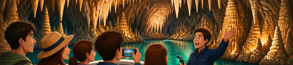 Paseo en Barco y Visita Guiada a las Cuevas de Sant Josep con Salida desde Valencia