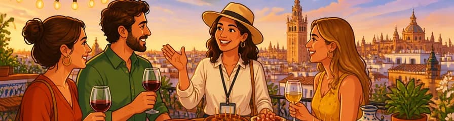 Recorrido privado por las azoteas de Sevilla con degustación de tapas y vinos