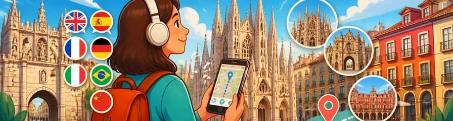 Recorrido autoguiado por Burgos con audioguía en siete idiomas para tu teléfono