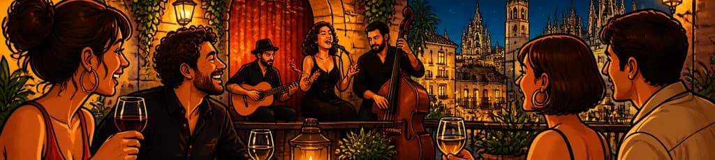 Música en vivo y delicias culinarias locales en Ciutat Vella, Barcelona