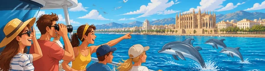 Crucero para el avistamiento de delfines partiendo de Palma de Mallorca