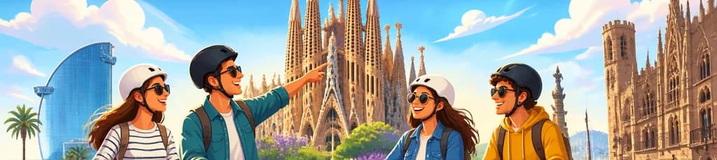 Recorrido por la Sagrada Familia de Barcelona en Scooter Eléctrico o E-Bike