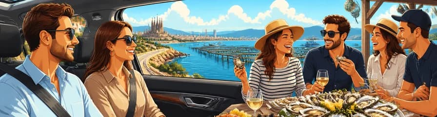 Viaje privado desde Barcelona a la granja de ostras en Port Leucate