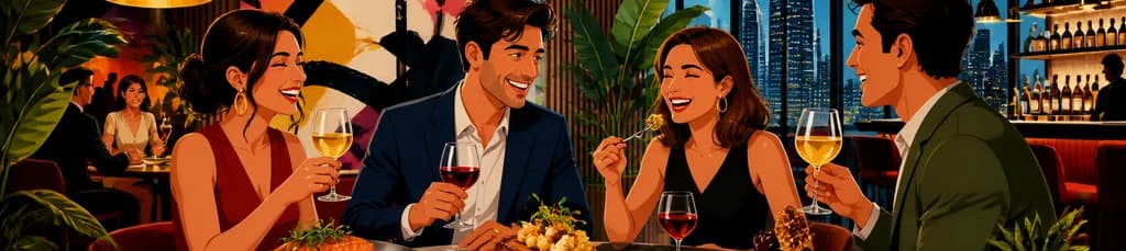 Disfruta del 'Menú Escandaloso' en el restaurante y bar Escándalo del Canopy Madrid Castellana