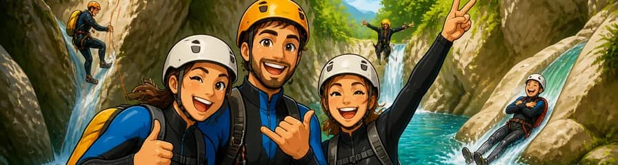 Aventura de barranquismo con guía en el cañón de Lentegí, Granada