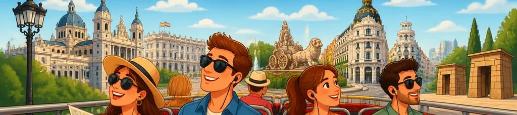 Descubre Madrid a tu aire: Tour en autobús turístico con paradas libres