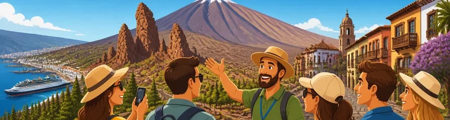 Excursión panorámica de lo mejor de Tenerife en tierra con recogida en el puerto