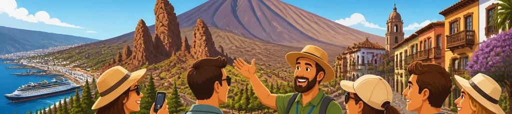 Excursión panorámica de lo mejor de Tenerife en tierra con recogida en el puerto