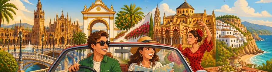 Aventura de 8 días en coche por el sur de España, con salida desde Sevilla