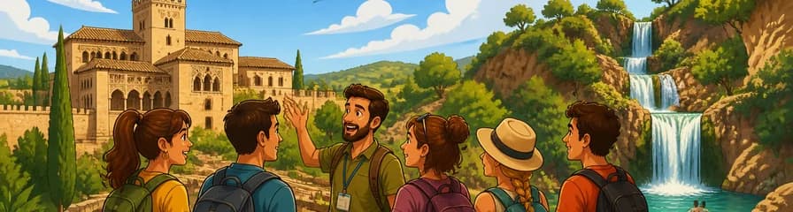Escapada a las Tres Cascadas de Anna y la Mini Alhambra desde Valencia