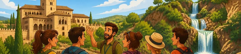 Escapada a las Tres Cascadas de Anna y la Mini Alhambra desde Valencia