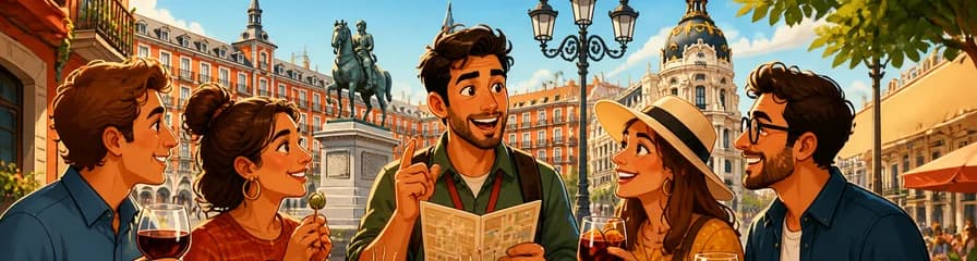 Tour privado de medio día por la historia y las tapas de Madrid