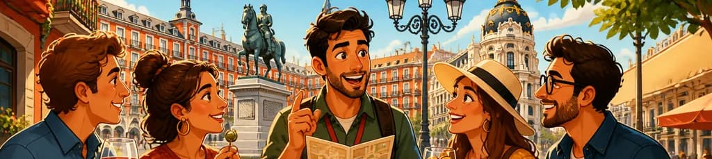 Tour privado de medio día por la historia y las tapas de Madrid