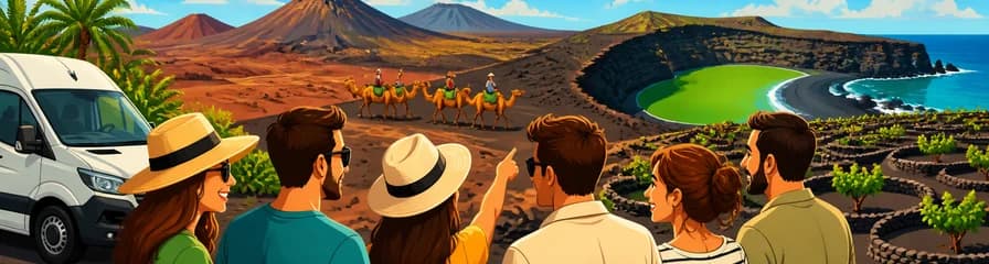 Tour Privado de Medio Día por Lanzarote con Servicio de Recogida