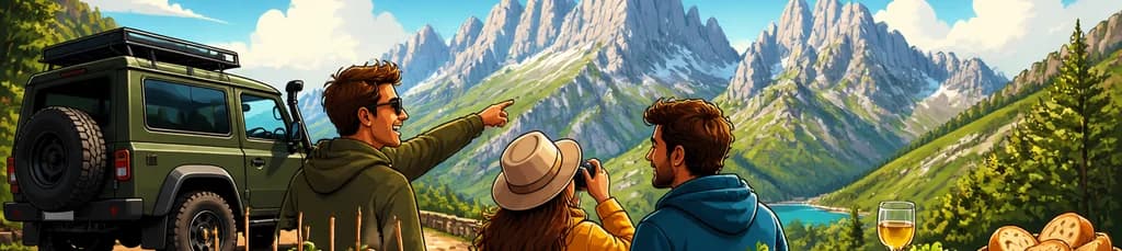 Aventura todoterreno privada de día completo desde Bilbao a Picos de Europa con exquisitas comidas