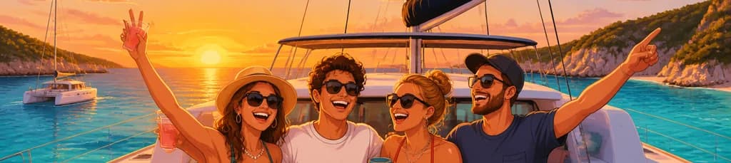 Travesía de tres noches inolvidables en catamarán