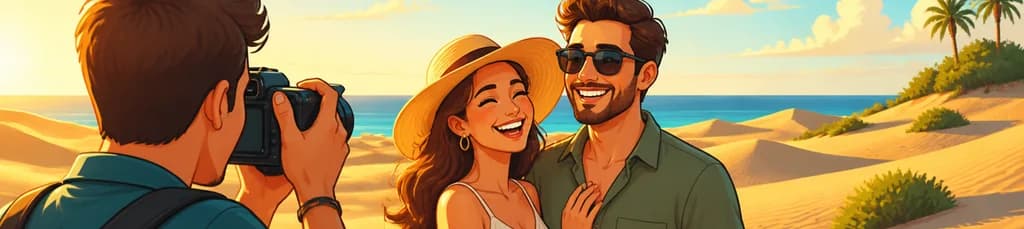 Inmortaliza tus momentos especiales en Maspalomas con un fotógrafo profesional