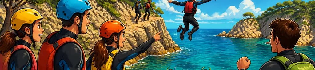 Emocionante Coastering en la Costa Brava: Aventura de Saltos y Snorkel entre Acantilados