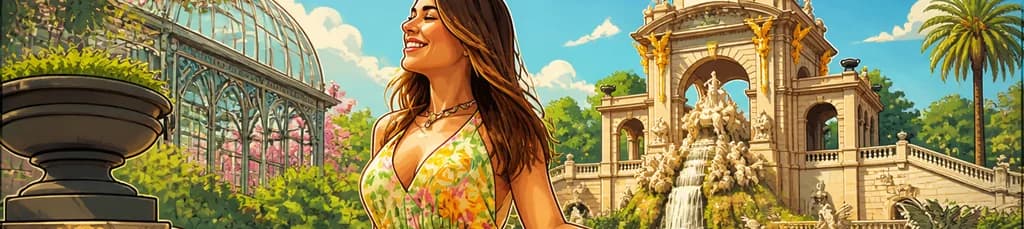 Sesión fotográfica exclusiva en el Parque de la Ciutadella de Barcelona con Ami