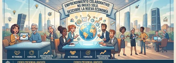 Emprendimiento colaborativo: no inicies solo, descubre la nueva economía