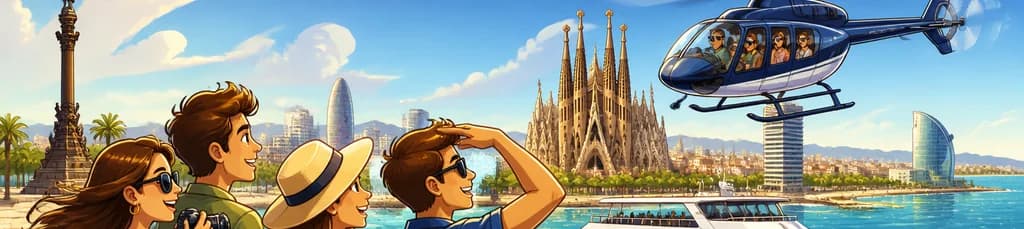 Experimenta Barcelona desde el aire: un vuelo en helicóptero con vistas espectaculares