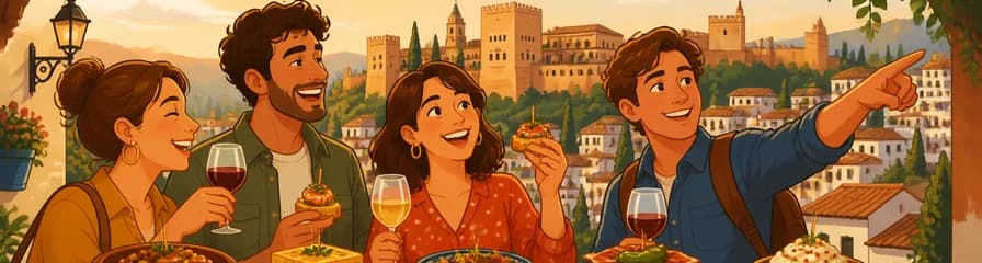Recorrido Gastronómico Exclusivo: Tapas y Vinos de Granada
