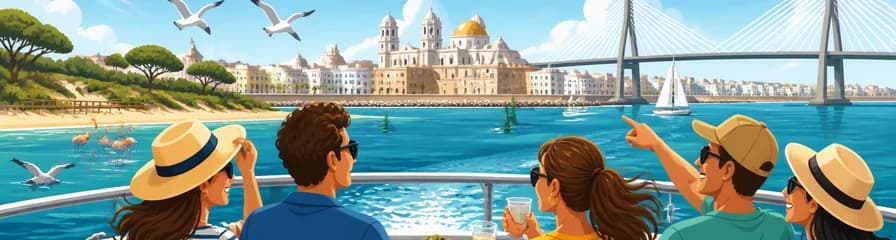 Travesía Nocturna Privada en Barco con Observación Estelar y Champán en Cádiz