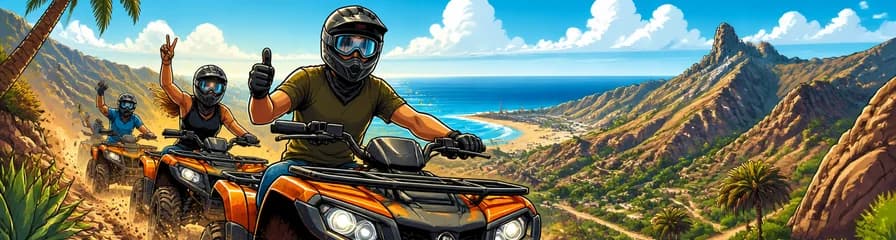 Emocionante recorrido en quad todoterreno por Gran Canaria