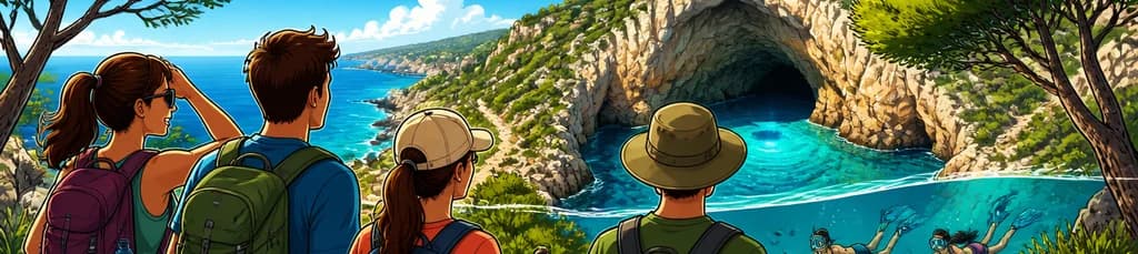 Aventura en Ibiza: senderismo a la Cueva de la Luz y experiencia de snorkel
