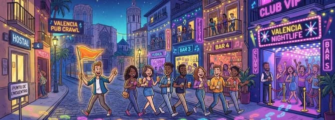 Recorrido de bares por Valencia: La mejor experiencia social y de fiesta en la ciudad
