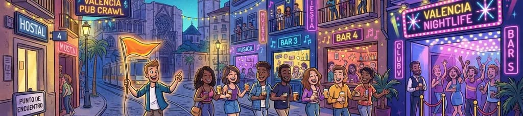 Recorrido de bares por Valencia: La mejor experiencia social y de fiesta en la ciudad