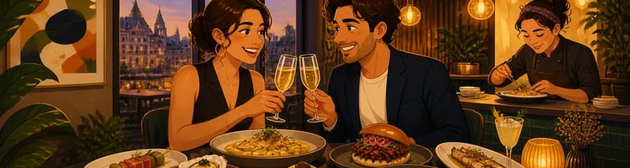 Experiencia Gastronómica para Dos: Menú Degustación en Gilda, Madrid