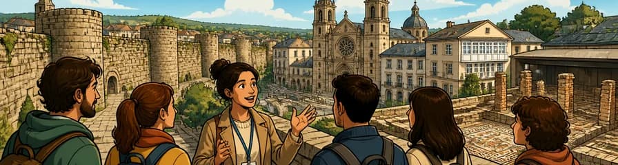Exploración guiada por la ciudad de Lugo