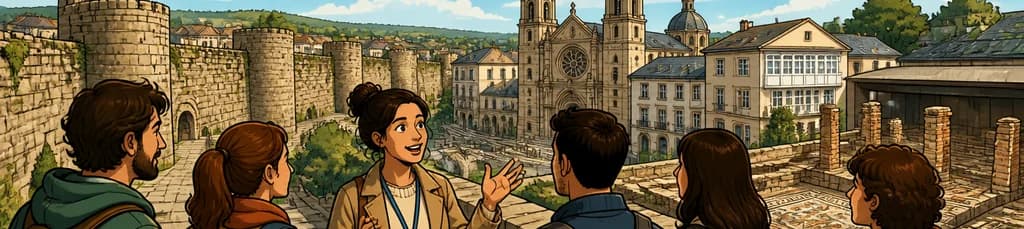 Exploración guiada por la ciudad de Lugo