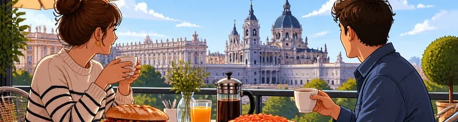 Disfruta de un desayuno con vistas a la Catedral de La Almudena