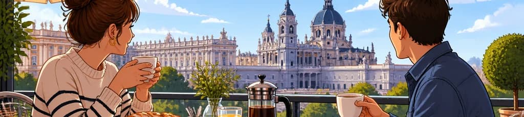Disfruta de un desayuno con vistas a la Catedral de La Almudena