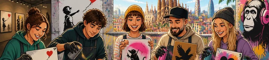 Taller de Arte Urbano con Stencil y Spray, Incluye Entrada al Museo