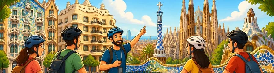 Recorrido en bicicleta: Maravillas de Gaudí en Barcelona