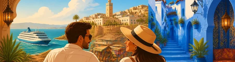 Viaje exclusivo y privado a Tánger y Chefchaouen con salida desde Málaga