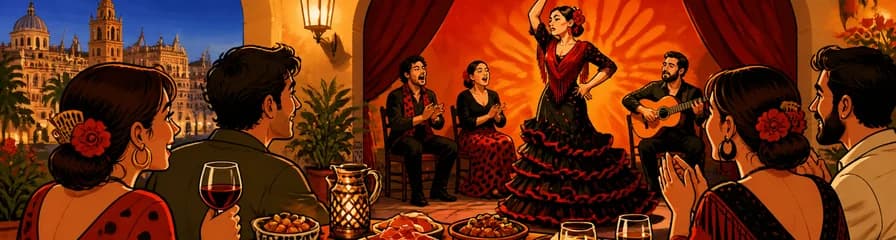 Experiencia culinaria y espectáculo de flamenco en Valencia