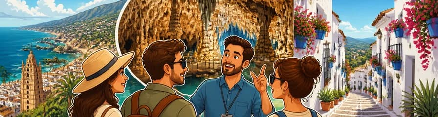 Recorrido privado de un día completo a Nerja y Frigiliana, saliendo desde Málaga