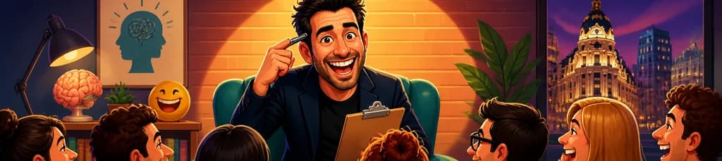 La comedia terapéutica de "El psicólogo del humor"