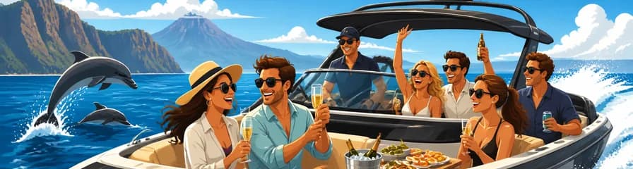 Excursión Privada en Lancha Rápida de Lujo por Tenerife con Aperitivos y Bebidas
