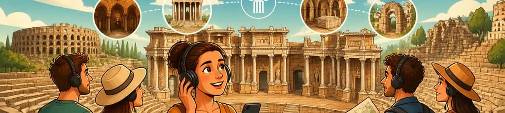 Acceso Digital al Teatro Romano de Mérida con Recorrido Auditivo Guiado