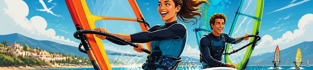 Primera Jornada de Windsurf Dinámico para Principiantes en Marbella y Estepona